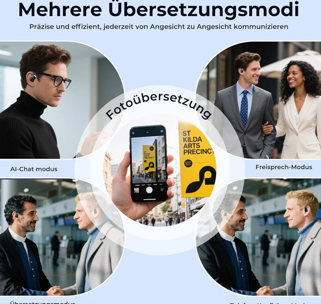 KI Translator Kopfhörer